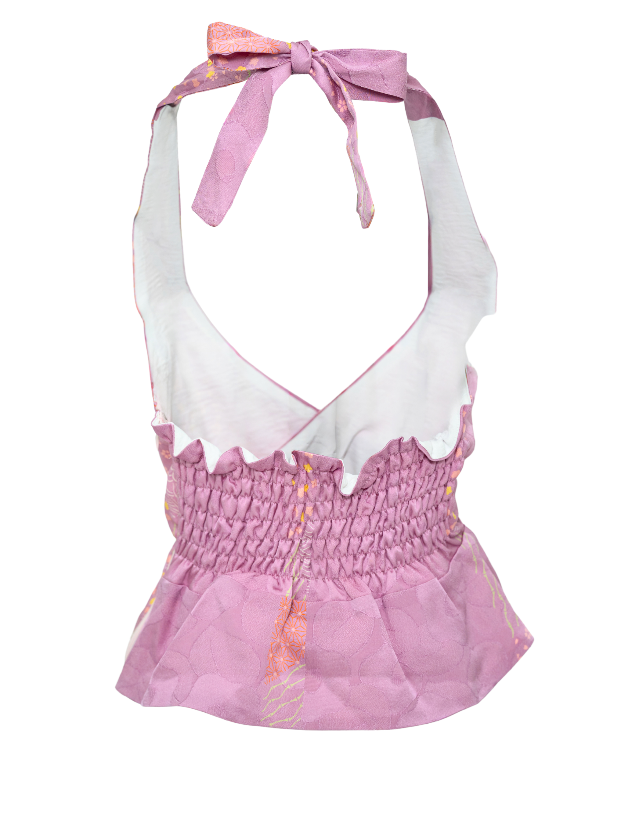 Halter Top – Pink Flower