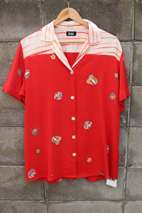 Women's Red Kimono Shirts