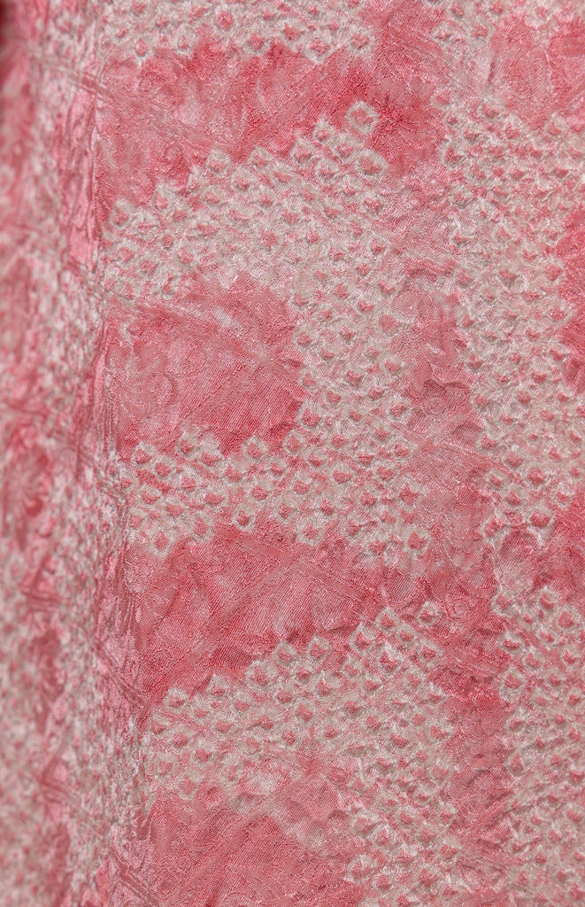 Baby Pink Shibori Crop Shirt