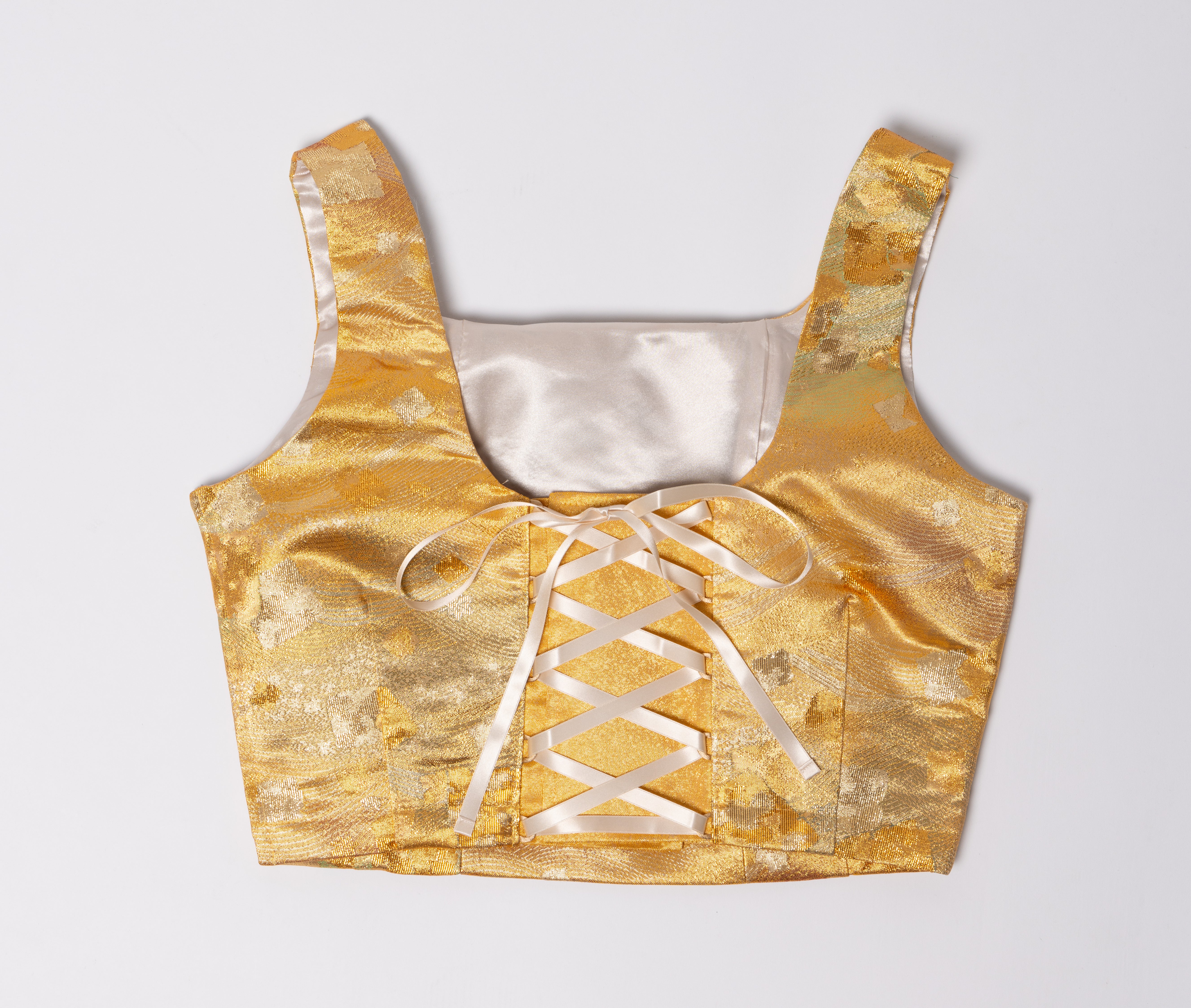 Gold Obi Bustier