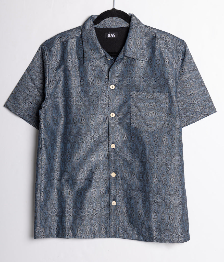 Indigo blue Kimono Shirts