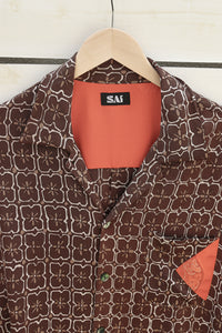 Brown Kimono shirts