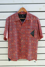 Load image into Gallery viewer, Red x Navy Kimono Shirts
