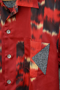 Mixed Red Kimono Shirts