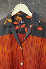 Load image into Gallery viewer, Women&#39;s Orange Kimono Shirts

