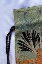 Load image into Gallery viewer, Botanical Flower-Kinchaku bag
