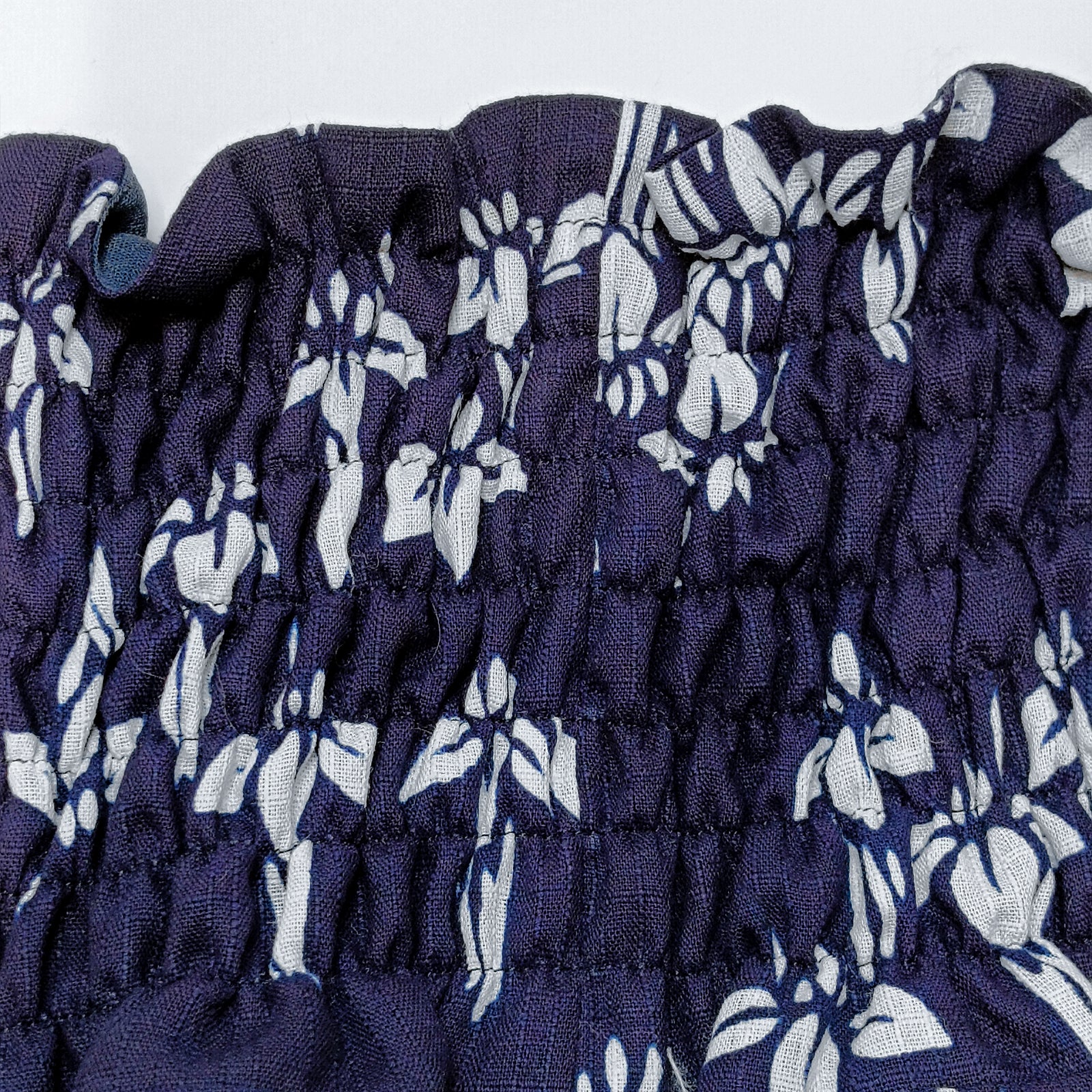Halter Top – Navy Flower