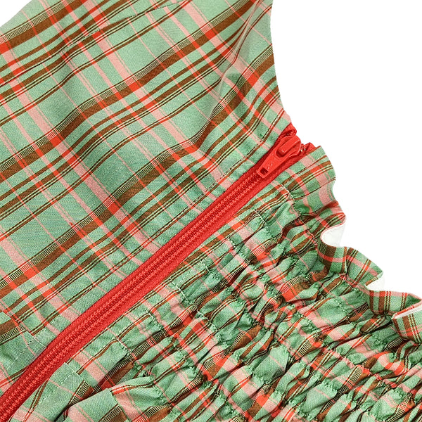 Halter Top- Orange & Green