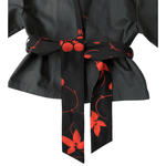 Load image into Gallery viewer, Black and Red-Kimono Jacket
