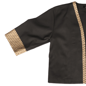 Gold Brown Kimono Jacket 