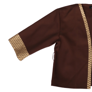 Gold Brown Kimono Jacket 