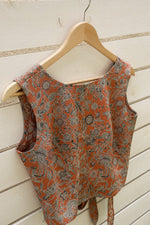 画像をギャラリービューアに読み込む, Dusty Pink Flower -Kimono Open Back Tank
