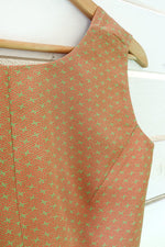 Load image into Gallery viewer, Brown x Neon Green Kimono Open Back Tank
