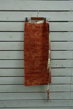 Load image into Gallery viewer, Orange landscape-Kimono wrap skirt
