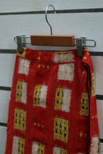 画像をギャラリービューアに読み込む, Red Square-Kimono wrap skirt
