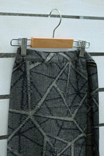 Load image into Gallery viewer, Navy Tsumugi-Kimono wrap skirt
