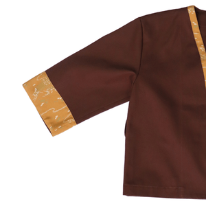 Brown Japanese Kimono Jacket