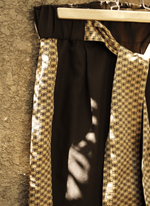 Load image into Gallery viewer, Gold Brown-Kimono Pants
